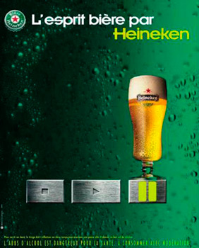 метафора в рекламе пива Haineken